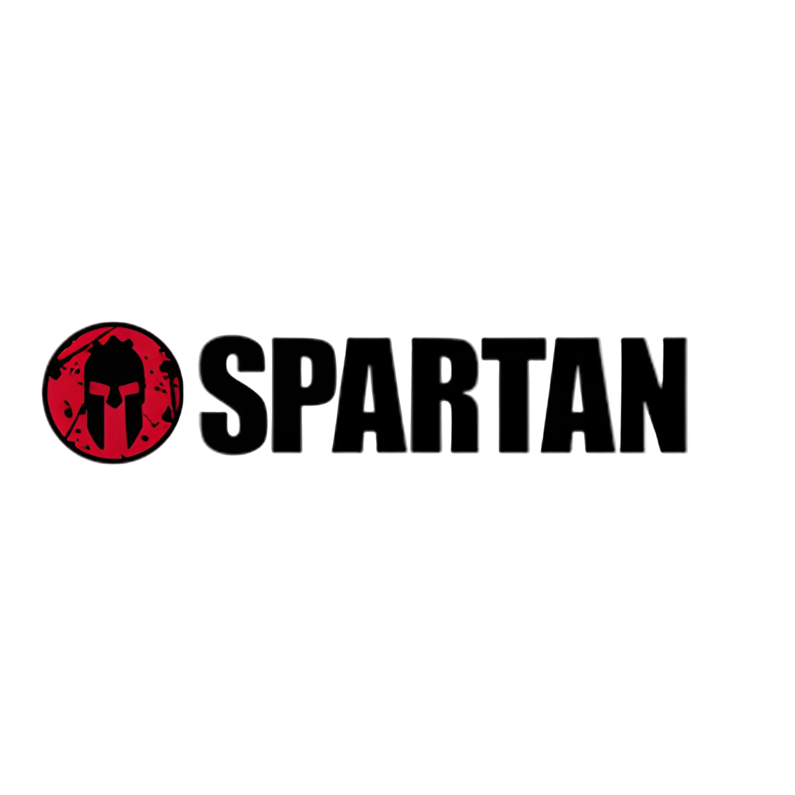 Spartan logo with red circle and black text on a white background